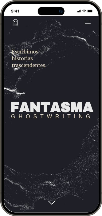 Fantasmaghostwriting mobile website